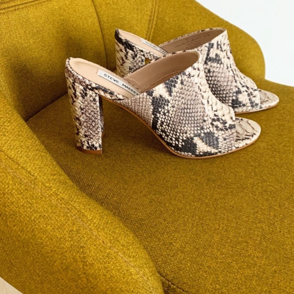 Steve Madden Esmeralda Natural Snake 6.5